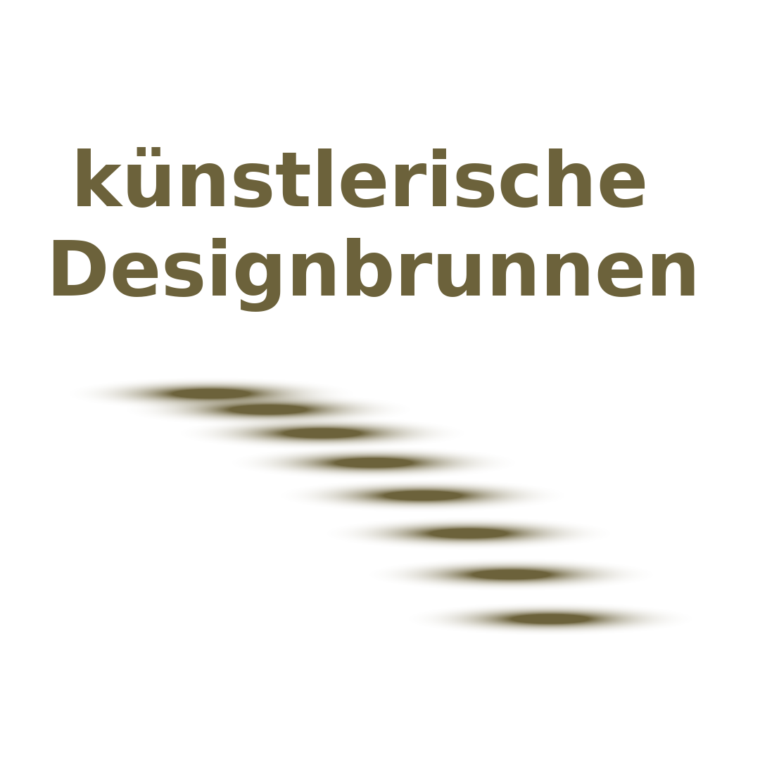 Künstlerische Designbrunnen